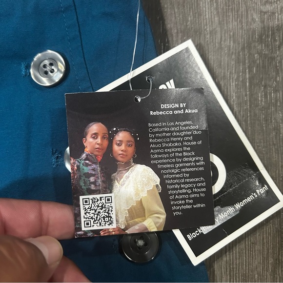 Black History Month Women's House of Aama High Waisted Pants Size Small - Picture 4 of 12